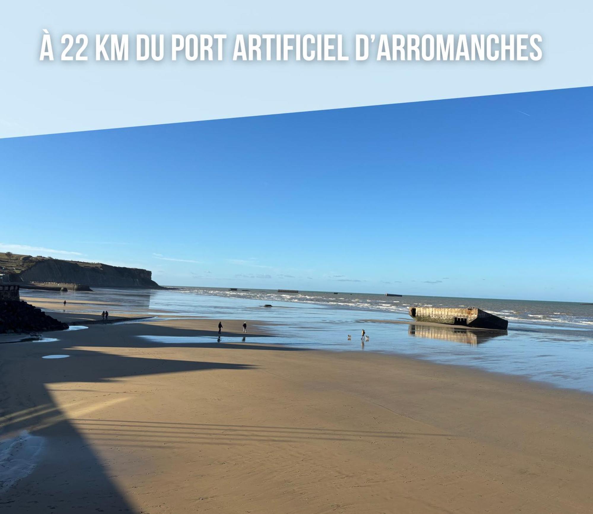 Sweet Omaha Belle Maison Recente Lumineuse Et Cosy Bien Equipee Jardin Clos 15 Mn A Pied Plage Omaha Beach Et Proche De Bayeux & Port En Bessin Saint-Laurent-sur-Mer Eksteriør billede